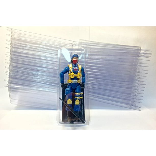 Details about   GI JOE action figure and file card protective plastic blister case clamshell 100